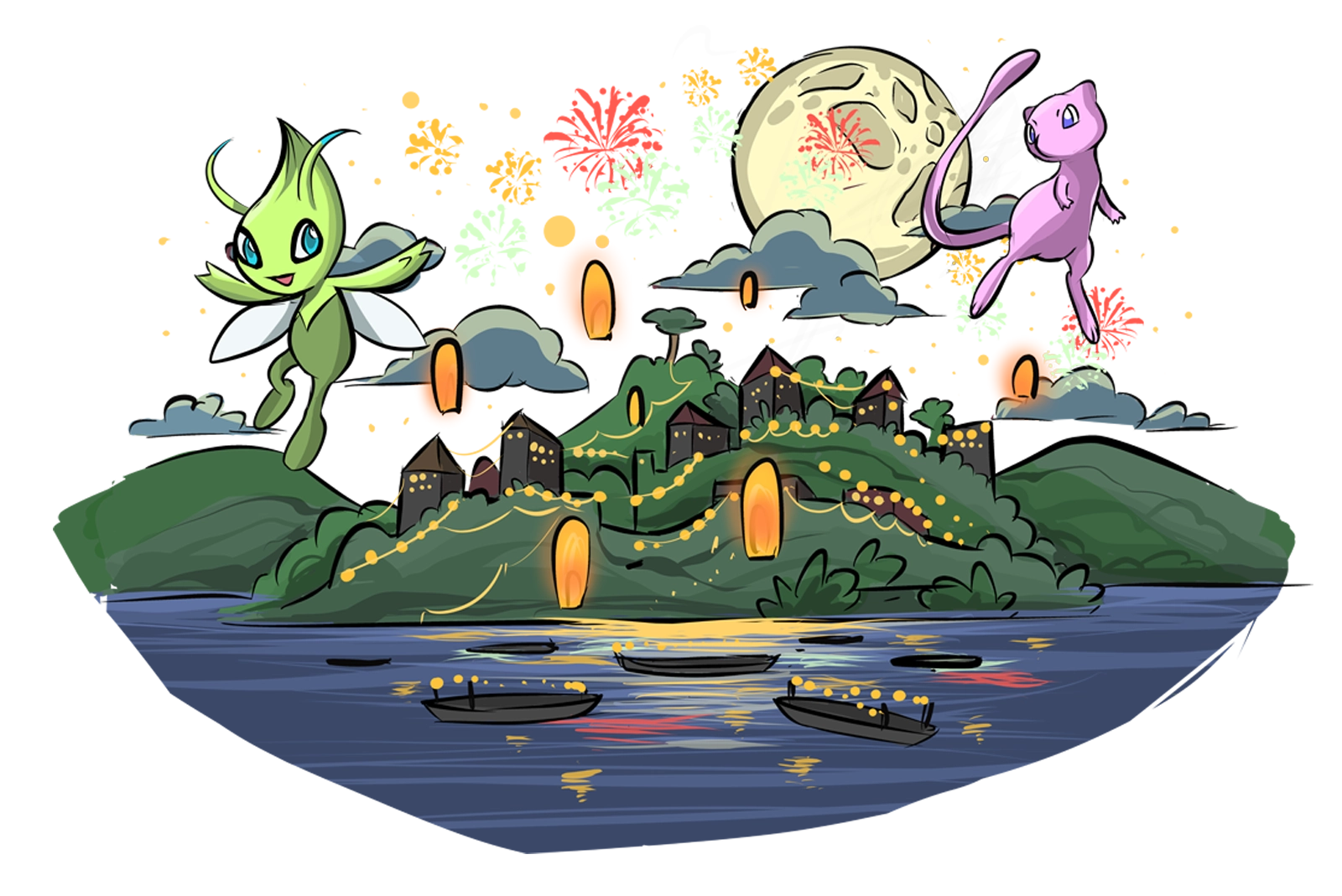 Ilustrace Pokélandie